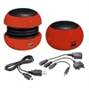 Aktive Mini H�jttaler - SOUNDBALL R�D