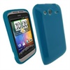 HTC Wildfire S iGadgitz TPU Silikone Etui - Bl�