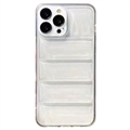 iPhone 14 Pro 3D Fleksibelt TPU Cover - Gennemsigtig