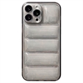 iPhone 14 Pro 3D Fleksibelt TPU Cover - Gennemsigtig Sort