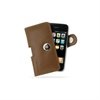 Apple iPhone 3G, 3GS PDair L�der Taske - Brun