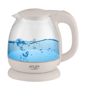 Adler AD 1283C Elektrisk elkedel i glas 1.0L