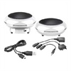 Aktive Mini H�jttaler - SOUNDDISK HVID