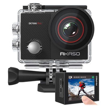 Akaso EK7000 Pro 4K Ultra HD Actionkamera med Vandtæt Cover (Open Box