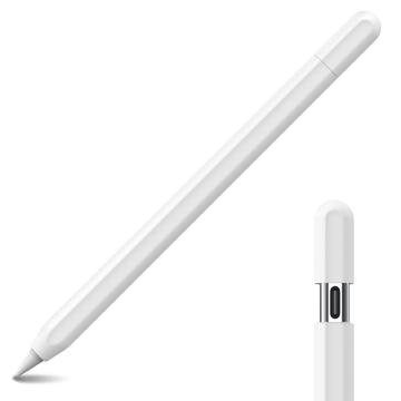 Apple Pencil (USB-C) Ahastyle PT65-3 silikoneetui - hvid