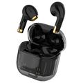 Apro 11 trådløs Bluetooth-høretelefon med stereolyd og lav forsinkelse Sportsheadset med 300 mAh batteriopladningsetui