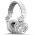 BLUEDIO T2+ trådløs Bluetooth 4.1 stereohovedtelefon med mikrofon Over-ear headset - hvid