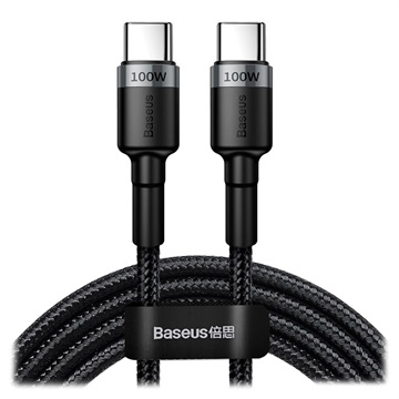 Baseus Cafule USB-C Kabel - 2m - Grå / Sort