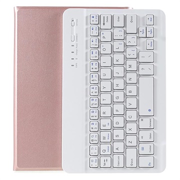 iPad Mini (2021) Cover med Bluetooth Tastatur (Open Box - God stand) - Rødguld