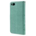 iPhone 7/8/SE (2020)/SE (2022) Butterfly Series Flip Cover med Pung - Cyan