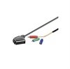 AV Kabel Scart / 3x RCA - 1m