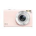 DC402-AF 4K Kids 48MP Digital Camera Auto Focus 16X Digital Zoom Vlogging Camera til teenagere - lyserød