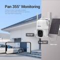 ESCAM G24 H.265 3MP Full HD AI-identifikationskamera med solpanel PIR-alarm WiFi-kamera Indbygget batteri