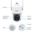 ESCAM G24 H.265 3MP Full HD AI-identifikationskamera med solpanel PIR-alarm WiFi-kamera Indbygget batteri
