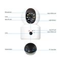 ESCAM QF010 2x2MP Dual Lens Motion Detection WiFi Camera To-vejs stemmekamera understøtter cloudlagring - EU-stik
