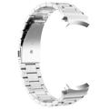 Elegant Samsung Galaxy Watch4/Watch4 Classic/Watch5/Watch6 Rustfrit Stål Rem - Sølv