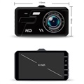 For- og Bag Bilkamera-sæt med G-sensor - 1080P/720P (Open Box - God stand)
