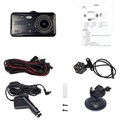 For- og Bag Bilkamera-sæt med G-sensor (Open Box - Fantastisk stand) - 1080P/720P