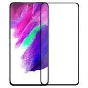 Samsung Galaxy S22 5G/S23 5G Full Cover Skærmbeskyttelse Hærdet Glas - 9H - Sort Kant