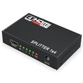 Full HD HDMI Splitter 1x4 - Audio & Video (Open Box - God stand) - Sort