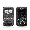 HTC Wildfire B&W Fleur Skin 
