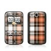 HTC Wildfire Plaid Skin - Kobber