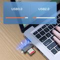 KAWAU C351 USB 3.0 højhastighedstype C + USB SD / TF-kortlæser bærbar OTG-adapter