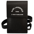 Karl Lagerfeld Smartphone Skuldertaske - Paris 21 Rue St-Guillaume - Sort