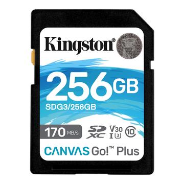 Kingston Canvas Go! Plus microSDXC-hukommelseskort SDG3/256 GB