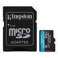Kingston Canvas Go! Plus microSDXC-hukommelseskort med adapter SDCG3/512GB