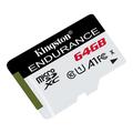 Kingston microSDXC-hukommelseskort med høj udholdenhed SDCE/64GB - 64GB