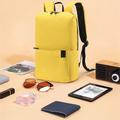 Stor rygsæk med stor kapacitet til studerende Bærbar skoletaske i lærred Rejsecomputer Laptop Skuldertaske - Sort