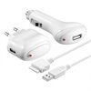 iPhone & iPod Rejse Kit - Hvid