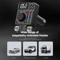 MT01 Ambient Light Car Bluetooth Adapter FM Transmitter MP3 Music Player Type-C + USB Car Charger