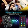 MT01 Ambient Light Car Bluetooth Adapter FM Transmitter MP3 Music Player Type-C + USB Car Charger