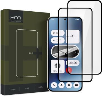Nothing Phone (2a) Hofi Premium Pro+ Skærmbeskyttelse Hærdet Glas - 9H - 2 Stk. - Sort Kant