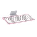 Omoton KB088 trådløst iPad-tastatur med holder - pink