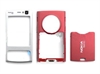 Nokia N95 Cover - S�lv / R�d