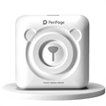PeriPage Bluetooth Transportabel Termisk Lomme Printer (Open Box - Fantastisk stand) - Hvid