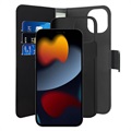 Puro 2-i-1 iPhone 13/14 Magnetisk Pung Taske (Open Box - Fantastisk stand) - Sort