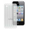 iPhone 4 Puro Plasma Silikone Cover - Gennemsigtig