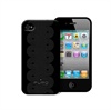iPhone 4 / 4S Puro Silikone Etui - Sort