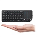 Rii Mini X1 Mini Trådløs Tastatur med Touchpad - Sort