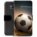 Samsung Galaxy S8 Premium Flip Cover med Pung - Fodbold