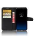Samsung Galaxy S8+ Pung Taske med Magnetisk Lukning - Sort