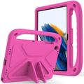 Samsung Galaxy Tab A9+ Stødsikkert Transportabelt Cover til Børn - Pink