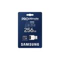 Samsung Pro Ultimate MicroSDXC-hukommelseskort med kortlæser MB-MY256SB/WW - 256 GB