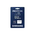 Samsung Pro Ultimate MicroSDXC-hukommelseskort med SD-adapter MB-MY512SA/WW - 512 GB