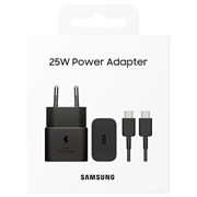 Samsung USB-C Strømadapter med Kabel EP-T2510XBEGEU - 25W