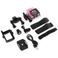 Sports SJ60 Vandtæt 4K WiFi Action Kamera (Open Box - Bulk) - Hot Pink